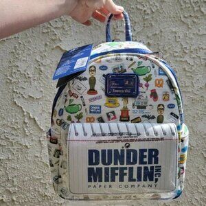 Loungefly The Office Television Show Dunder Mifflin Womens Double Strap Shoulder